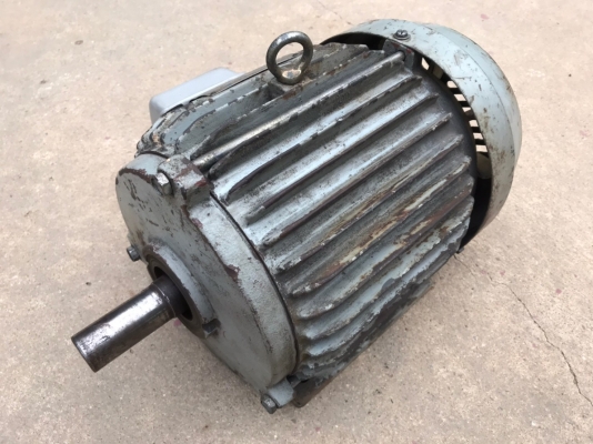 มอเตอร์ TATUNG made in Taiwan สามเฟส 380V ขนาด 3 แรง ความเร็วรอบ 1420 rpm ตัวใหญ่มาก งานดี หมุนนิ่ม 