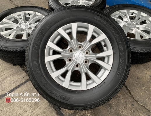 ล้อแม็ก Mitsu Pajero ก้านวาย ขอบ 17 แถมยาง 255-65-17 Bridgestone ปี 14 ล้อแม็ก Mitsu Pajero ก้านวาย ขอบ 17 แถมยาง 255-65-17 Bridgestone ปี 14