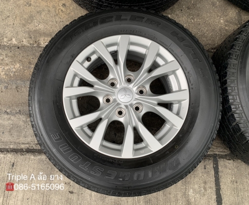 ล้อแม็ก Mitsu Pajero ก้านวาย ขอบ 17 แถมยาง 255-65-17 Bridgestone ปี 14 ล้อแม็ก Mitsu Pajero ก้านวาย ขอบ 17 แถมยาง 255-65-17 Bridgestone ปี 14