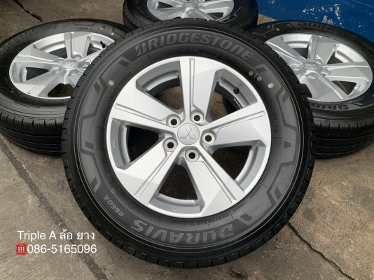 ล้อแม็กป้ายแดง Mitsu Triton รุ่นใหม่ล่าสุด ขอบ 16 พร้อมยางใหม่ป้ายแดง 225-65-16 Bridgestone ปี 20 ใหม่ยกห้าง สวยกริ๊บ ล้อแม็กป้ายแดง Mitsu Triton รุ่นใหม่ล่าสุด ขอบ 16 พร้อมยางใหม่ป้ายแดง 225-65-16 Bridgestone ปี 20 ใหม่ยกห้าง สวยกริ๊บ
