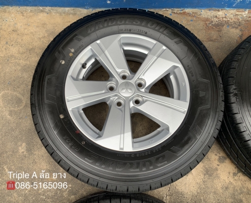 ล้อแม็กป้ายแดง Mitsu Triton รุ่นใหม่ล่าสุด ขอบ 16 พร้อมยางใหม่ป้ายแดง 225-65-16 Bridgestone ปี 20 ใหม่ยกห้าง สวยกริ๊บ ล้อแม็กป้ายแดง Mitsu Triton รุ่นใหม่ล่าสุด ขอบ 16 พร้อมยางใหม่ป้ายแดง 225-65-16 Bridgestone ปี 20 ใหม่ยกห้าง สวยกริ๊บ
