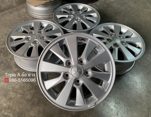 ล้อแม็กป้ายแดง 5รู114 Mitsu ขอบ 15 สวยกริ๊บ