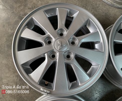 ล้อแม็กป้ายแดง 5รู114 Mitsu ขอบ 15 สวยกริ๊บ ล้อแม็กป้ายแดง 5รู114 Mitsu ขอบ 15 สวยกริ๊บ