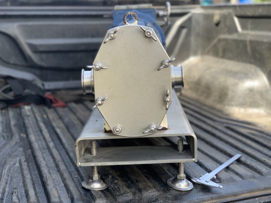 ขายหัวปั๊มดูดของเหนียวหัวสแตนเลส Hanatsuka Stainless Pump ขนาด 2นิ้ว made in Japan พร้อมแท่นชุดมอเตอร์เกียร์ Sumitomo 2HP. 380V ปรับรอบได้ในตัว ตัวใหญ่ แท่นสแตนเลสทั้งตัว ใช้ในงานผลิตอาหาร ดูดของเหนียว ของหนืด ดูดสารเคมีต่างๆ สภาพสวย หมุนนิ่ม พร้อมใช้งาน