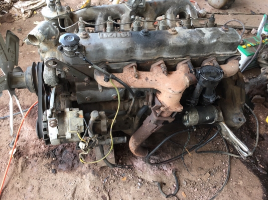 เครื่องISUZU 6BD1 ปั้มลม พร้อมใช้งาน 46000บาท ใบชื้อขาย