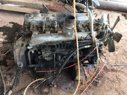 เครื่องISUZU 6BD1 ปั้มลม พร้อมใช้งาน 46000บาท ใบชื้อขาย