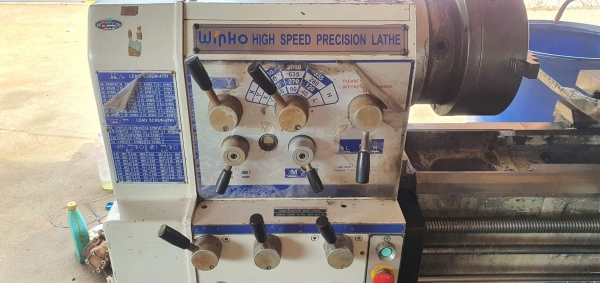 ขายครับขาย เครื่องกลึง 8 ฟุต winho 480 &times; 1500 ซื้อใหม่มา กลึงงานอะไหล่ มอเตอร์ไซด์เล็กน้อยเท่านั้น อายุการใช้งาน เท่ากับขี้กลึงที่เห็น 260000 บาท 0814583376 ขายเครื่องกลึง มิลลิ่ง เอก ปทุม