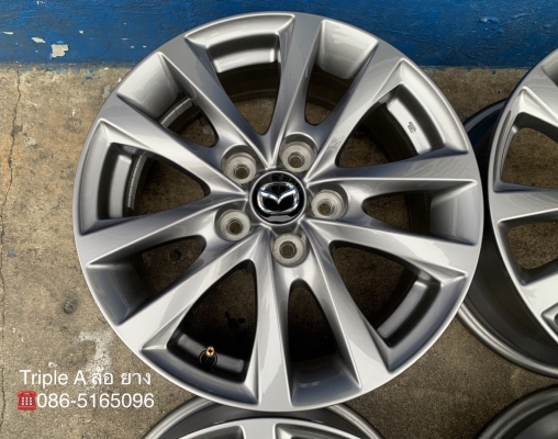 ล้อแม็กป้ายแดง Mazda 3 รุ่นใหม่ล่าสุด ขอบ 16 สีเทาไฮเปอร์ สวยกริ๊บ หรูหราสุดๆ ล้อแม็กป้ายแดง Mazda 3 รุ่นใหม่ล่าสุด ขอบ 16 สีเทาไฮเปอร์ สวยกริ๊บ หรูหราสุดๆ