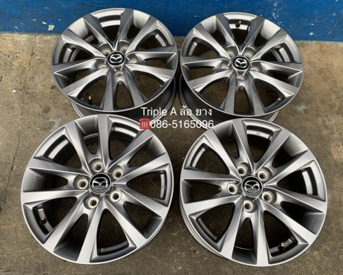 ล้อแม็กป้ายแดง Mazda 3 รุ่นใหม่ล่าสุด ขอบ 16 สีเทาไฮเปอร์ สวยกริ๊บ หรูหราสุดๆ ล้อแม็กป้ายแดง Mazda 3 รุ่นใหม่ล่าสุด ขอบ 16 สีเทาไฮเปอร์ สวยกริ๊บ หรูหราสุดๆ