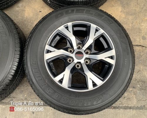 ล้อแม็ก Toyota Vigo TRD แท้ ขอบ 17 พร้อมยาง 265-65-17 Bridgestone ปี 18 ล้อแม็ก Toyota Vigo TRD แท้ ขอบ 17 พร้อมยาง 265-65-17 Bridgestone ปี 18