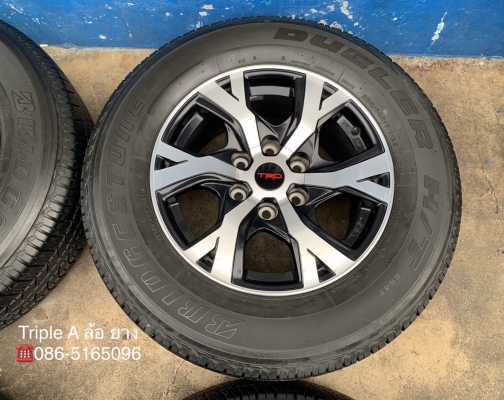 ล้อแม็ก Toyota Vigo TRD แท้ ขอบ 17 พร้อมยาง 265-65-17 Bridgestone ปี 18 ล้อแม็ก Toyota Vigo TRD แท้ ขอบ 17 พร้อมยาง 265-65-17 Bridgestone ปี 18