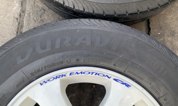 ล้อแม็ก ISUZU D-Max ขอบ 16 สีขาว แถมยาง 215-70-16 Bridgestone ปลายปี 15 ล้อแม็ก ISUZU D-Max ขอบ 16 สีขาว แถมยาง 215-70-16 Bridgestone ปลายปี 15