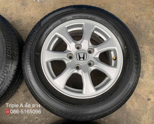 ล้อแม็ก 5รู114 Honda Civic FB ขอบ 15 พร้อมยาง 195-65-15 Bridgestone ปี 17 ล้อแม็ก 5รู114 Honda Civic FB ขอบ 15 พร้อมยาง 195-65-15 Bridgestone ปี 17