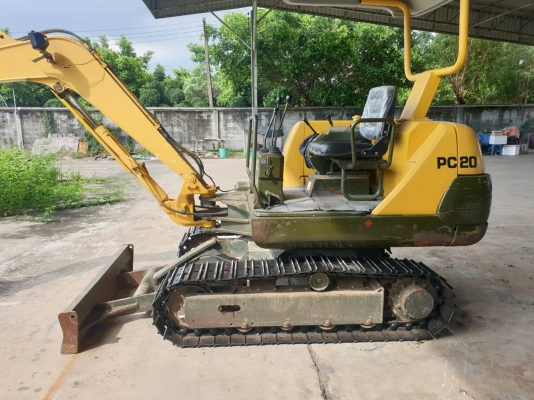 Komatsu PC20-7 เก่านอกมาทำงานไป 4600 ชม. ตรวจเช็คระบบเรียบร้อยพร้อมลุยงานได้เลย เอกสารอินวอย