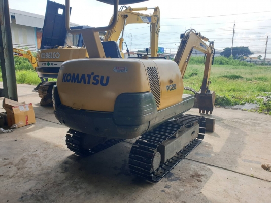 Komatsu PC20-7 เก่านอกมาทำงานไป 4600 ชม. ตรวจเช็คระบบเรียบร้อยพร้อมลุยงานได้เลย เอกสารอินวอย