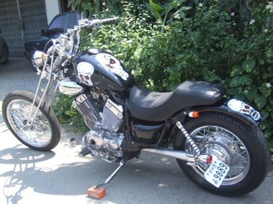 ขาย VIRAGO 400 ประกอบใหม่ เก็บงานแล้ว แต่งนอก โอสคูล สปริงเกอร์