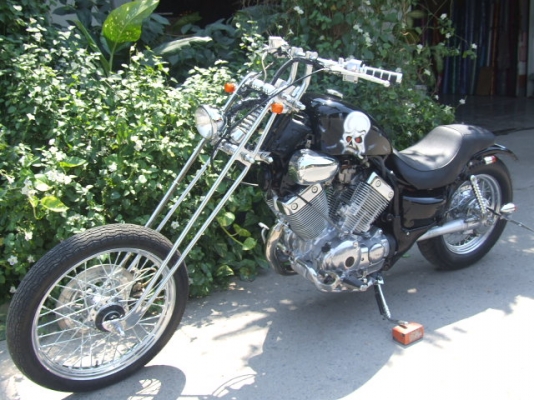 ขาย VIRAGO 400 ประกอบใหม่ เก็บงานแล้ว แต่งนอก โอสคูล สปริงเกอร์