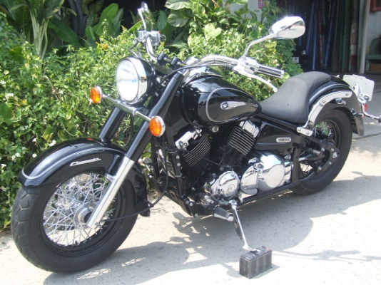 DRAGSTAR CLASSIC 400 ปี2000 เก็บงานใหม่ แต่งแบบfatboy low. <<สรรพสามิต>>