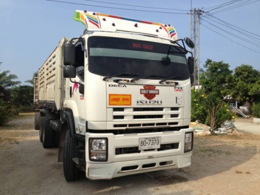 ISUZU 360 พ่วงแม่ลูกดั้มสามมิตรลอนเฉียง ปี 53 ลูกสามคาน ISUZU 360 พ่วงแม่ลูกดั้มสามมิตรลอนเฉียง ปี 53 ลูกสามคาน
