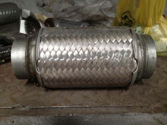 ท่ออ่อนไอเสีย แบบถัก 2นิ้วครึ่ง แบบยาว (หายาก)