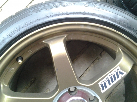 volk te37  พร้อมยางขายถูกๆ