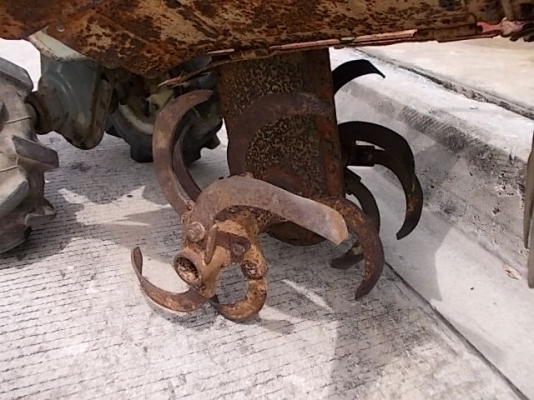 รหัส:13001154รถพรวนดินเดินตามใช้เครื่องG35-ZKขนาด4.5PS.พร้อมใช้งานโรตารี่กว้าง50cm.อุปกรณ์ครบชุดทำงานปกติ