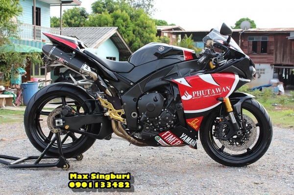 แม็กสิงห์บุรี//YAMAHA R1 ปี2009 สภาพสวยสุดๆ ของแต่งเต็มคัน อินวอย+สรรพาสมิตรแท้ๆ(รับแลก-เทิร์น)