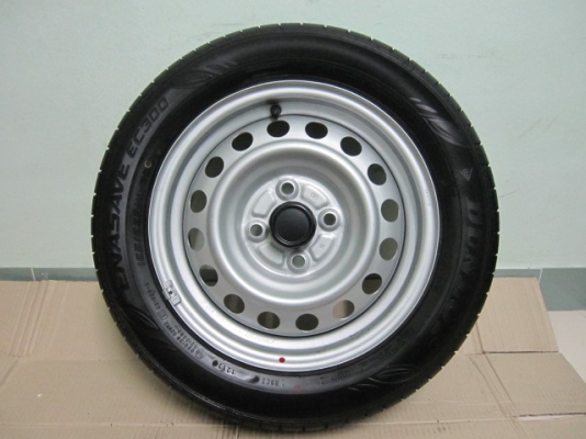 ขายล้อกะทะ Mirage พร้อมยางป้ายแดง ปี 13 ขอบ 14