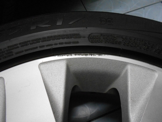 ขายล้อแม็ก Honda Accord ขอบ 17 พร้อมยางมิชลิน 225/55/17 ปี 10/เทิร์นได้-ใส่ฟรีค่ะ