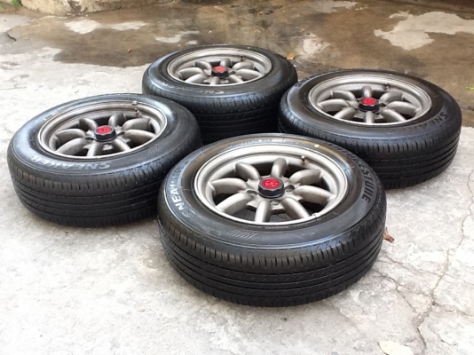 ขายล้กล้วย"WATANABE" แท้ขอบ14x6.5 OFF.30  สี่รู100 สีเดิมโรงงาน