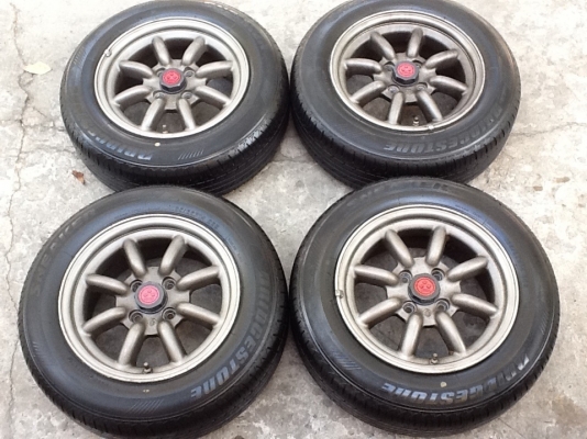 ขายล้กล้วย"WATANABE" แท้ขอบ14x6.5 OFF.30  สี่รู100 สีเดิมโรงงาน