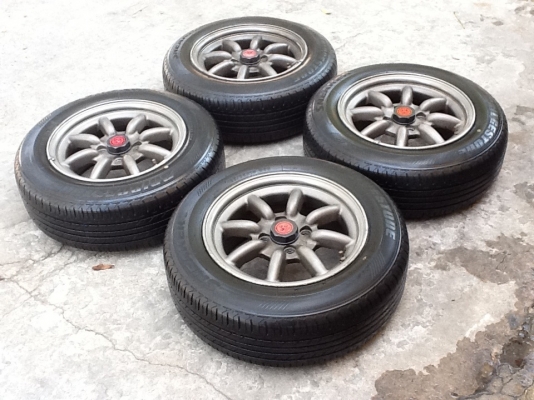 ขายล้กล้วย"WATANABE" แท้ขอบ14x6.5 OFF.30  สี่รู100 สีเดิมโรงงาน