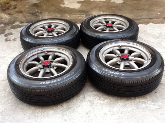 ขายล้กล้วย"WATANABE" แท้ขอบ14x6.5 OFF.30  สี่รู100 สีเดิมโรงงาน