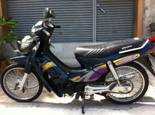 .Kawasaki Cheer 112cc สตาร์ทมือ ภาษีครบ ขี่กลับบ้านได้เลย