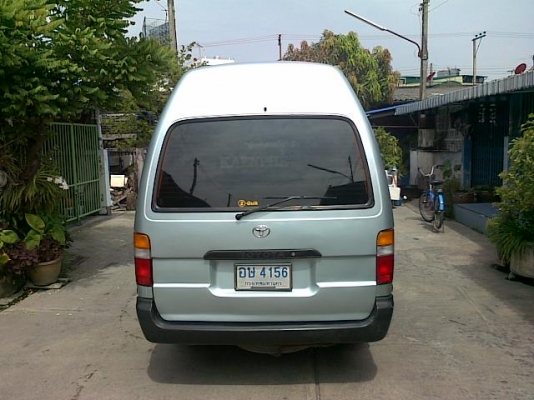 ขายรถตู้ commuter หัวจรวดหลังคาสูง รถบ้านพร้อมใช้