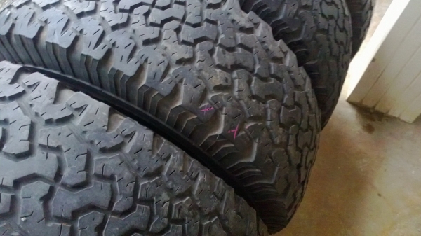 ยาง  BF all 275-70-16 ปี 07-08