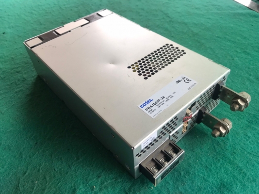 สวิตชิ่ง ยี่ห้อ COSEL รุ่น PBA100024F ใช้ไฟ 24V 44A สภาพสวย ใช้งานได้ดีปกติ ราคาตัวละ 2,500 บาทรวมส่