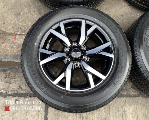 แม็กป้ายแดง ISUZU MU-X THE ONYX ขอบ 18 รุ่นใหม่ล่าสุด พร้อมยางใหม่ป้ายแดง 255-60-18 Bridgestone กลางปี 20 สดใหม่ กริ๊บๆ แม็กป้ายแดง ISUZU MU-X THE ONYX ขอบ 18 รุ่นใหม่ล่าสุด พร้อมยางใหม่ป้ายแดง 255-60-18 Bridgestone กลางปี 20 สดใหม่ กริ๊บๆ