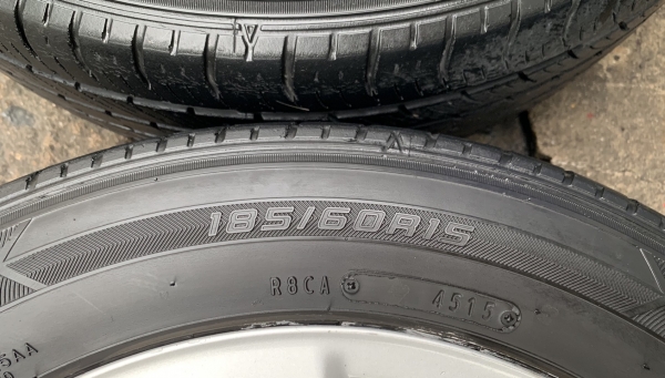 ล้อแม็ก Toyota Vios Yaris ลาย 5 ก้าน ขอบ 15 พร้อมยาง 185-60-15 Dunlop ปลายปี 15 ล้อแม็ก Toyota Vios Yaris ลาย 5 ก้าน ขอบ 15 พร้อมยาง 185-60-15 Dunlop ปลายปี 15