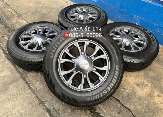 ล้อแม็กป้ายแดง ISUZU X-Series ขอบ 16 พร้อมยางน้องๆป้ายแดง 215-70-16 Bridgestone ปี 20 สวยๆ ล้อแม็กป้ายแดง ISUZU X-Series ขอบ 16 พร้อมยางน้องๆป้ายแดง 215-70-16 Bridgestone ปี 20 สวยๆ