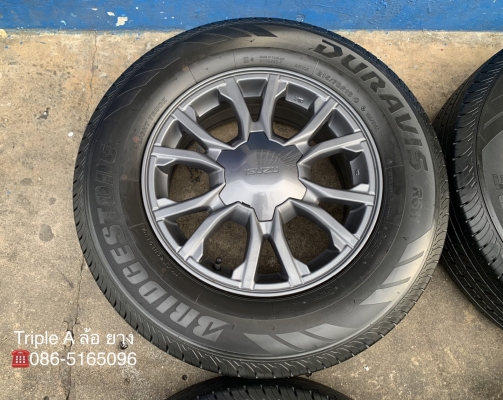 ล้อแม็กป้ายแดง ISUZU X-Series ขอบ 16 พร้อมยางน้องๆป้ายแดง 215-70-16 Bridgestone ปี 20 สวยๆ ล้อแม็กป้ายแดง ISUZU X-Series ขอบ 16 พร้อมยางน้องๆป้ายแดง 215-70-16 Bridgestone ปี 20 สวยๆ