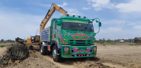 ⭐⭐⭐6ล้อดั้ม ยาง 1,000 ช่วงล้อ 3.80ม กระบะดั้มใหม่ Isuzu 240ปี55 สวยจัดเจ้าของขายเอง