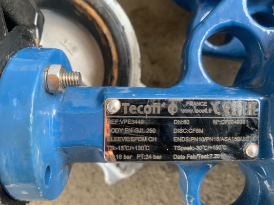 ( เหลือ 3ตัวครับ )ขายวาล์วผีเสื้อสแตนเลส Kitz และ Tecofi ขนาด 3นิ้ว ทนแรงดันสูง 16Bar made in Japan และ France หมุนนิ่ม พร้อมใช้งาน รองรับได้ทุกขนาดหน้าแปลนครับ มีรวม 5ตัวครับ ราคาตัวละ 950 บาท ( เหลือ 3ตัวครับ )ขายวาล์วผีเสื้อสแตนเลส Kitz และ Tecofi ขนาด 3นิ้ว ทนแรงดันสูง 16Bar made in Japan และ France หมุนนิ่ม พร้อมใช้งาน รองรับได้ทุกขนาดหน้าแปลนครับ มีรวม 5ตัวครับ ราคาตัวละ 950 บาท