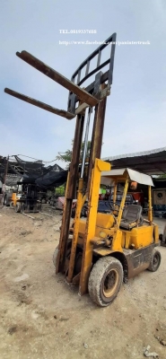 SALE !!งานเท ลดกระหน่ำ FORKLIFT MITSUBISHI FD25 รถยก ขนาด 2.5 ตัน / เสาสูง 3 เมตร /เกียร์ธรรมดา/มีเอกสารแจ้งจำหน่าย