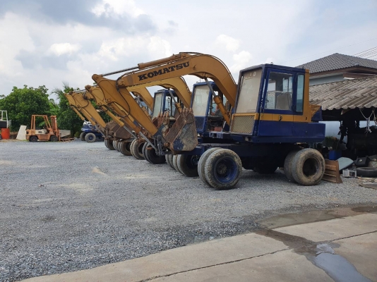 KOMATSU PW60-5 มี5คันระบบดีเหมือนรถใหม่เอกสารอินวอย