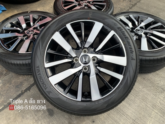 ล้อแม็กป้ายแดง Honda City Turbo RS รุ่นใหม่ล่าสุด ขอบ 16 พร้อมยางป้ายแดง 185-55-16 Yokohama ปี 20 สวยๆ ล้อแม็กป้ายแดง Honda City Turbo RS รุ่นใหม่ล่าสุด ขอบ 16 พร้อมยางป้ายแดง 185-55-16 Yokohama ปี 20 สวยๆ