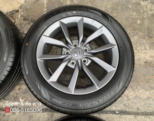 ล้อแม็กป้ายแดง Honda Civic FC รุ่นใหม่ล่าสุด ขอบ 16 สีเทากัน พร้อมยางใหม่ป้ายแดง 215-55-16 Dunlop ปลายปี 19 สวยกริ๊บๆ ล้อแม็กป้ายแดง Honda Civic FC รุ่นใหม่ล่าสุด ขอบ 16 สีเทากัน พร้อมยางใหม่ป้ายแดง 215-55-16 Dunlop ปลายปี 19 สวยกริ๊บๆ
