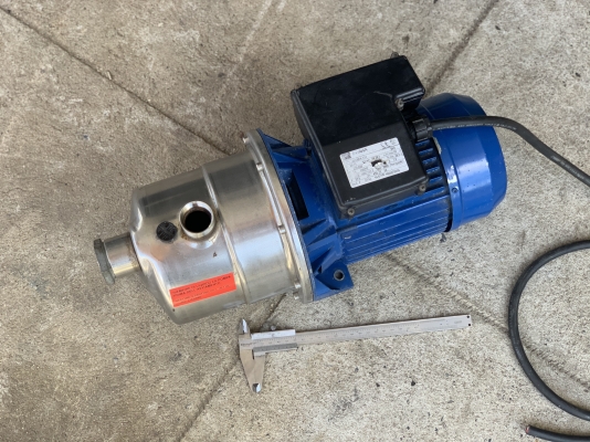 ขายปั๊มน้ำหัวปั๊มสแตนเลสแรงดันสูง Ebara 1.5HP. 220V รุ่น Jex M/A 150 ไฟบ้าน made in Italy มีระบบล่อน ขายปั๊มน้ำหัวปั๊มสแตนเลสแรงดันสูง Ebara 1.5HP. 220V รุ่น Jex M/A 150 ไฟบ้าน made in Italy มีระบบล่อน