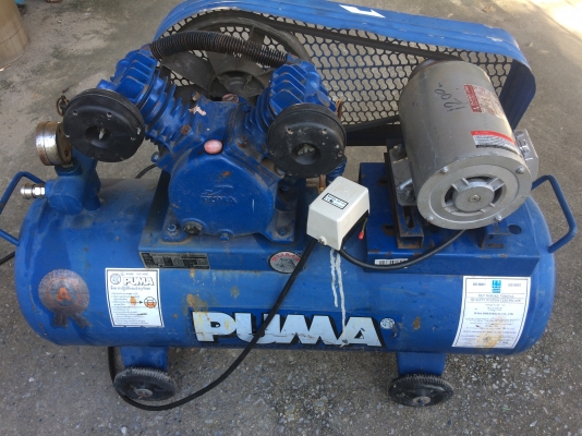ขาย ปั๊มลม PUMA รุ่น PP2 65 ลิตร พร้อมแถม มอเตอร์อีก 1 ตัว ขาย ปั๊มลม PUMA รุ่น PP2 65 ลิตร พร้อมแถม มอเตอร์อีก 1 ตัว