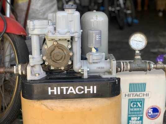 ขายปั๊มน้ำอัตโนมัติแบบแรงดันคงที่ Hitachi 200W สภาพดีเดิมๆ หมุนนิ่ม พร้อมใช้งาน ไม่มีรั่วซึม ตรวจเช็คแรงดันเรียบร้อย พร้อมใช้งาน ราคา 2,200 บาทพร้อมส่ง ขายปั๊มน้ำอัตโนมัติแบบแรงดันคงที่ Hitachi 200W สภาพดีเดิมๆ หมุนนิ่ม พร้อมใช้งาน ไม่มีรั่วซึม ตรวจเช็คแรงดันเรียบร้อย พร้อมใช้งาน ราคา 2,200 บาทพร้อมส่ง